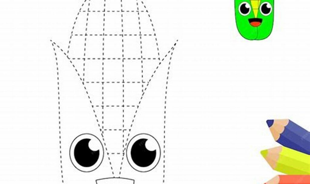 Fun Corn Kernel Tracing for Kids - Fall Activity
