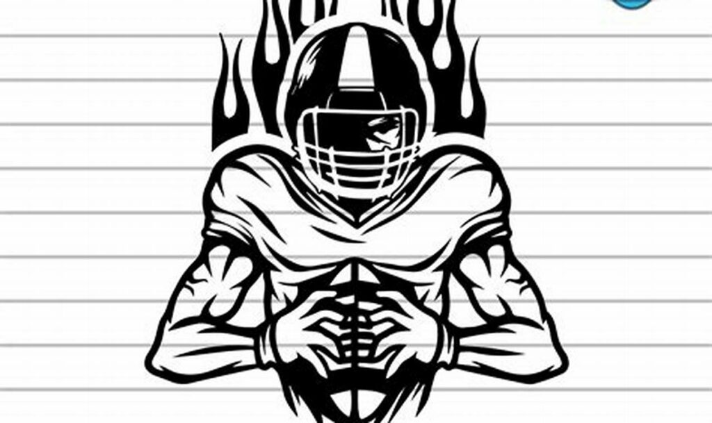 Fun Football: Player Outline Tracing for Kids Activity