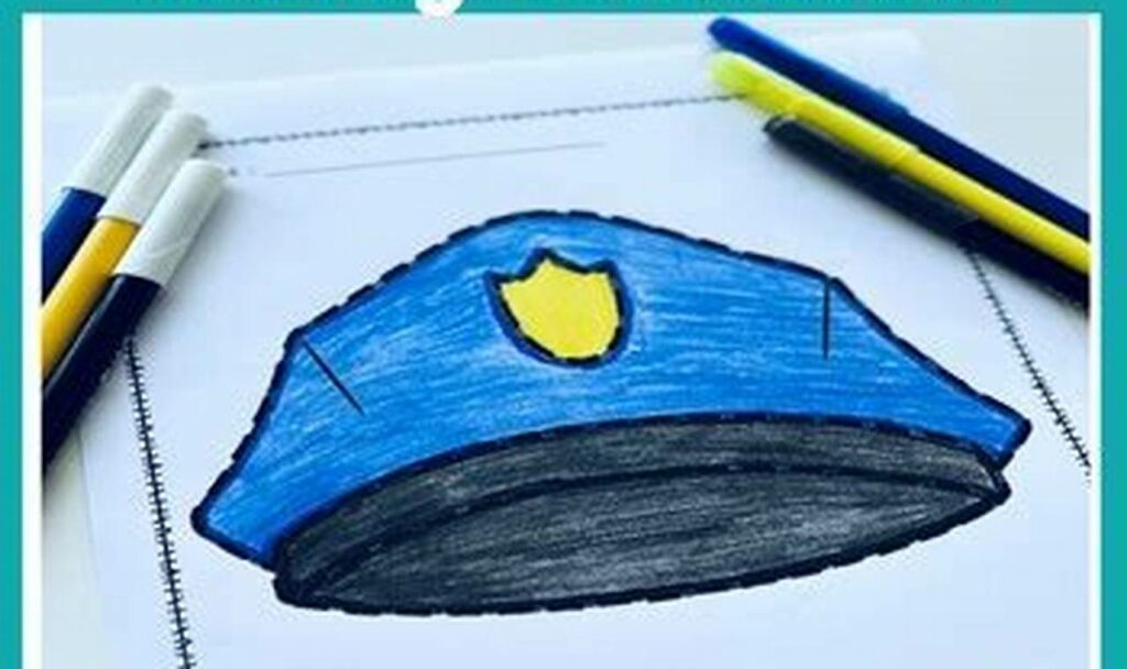 Free Police Officer Tracing: Fine Motor Skills Fun!