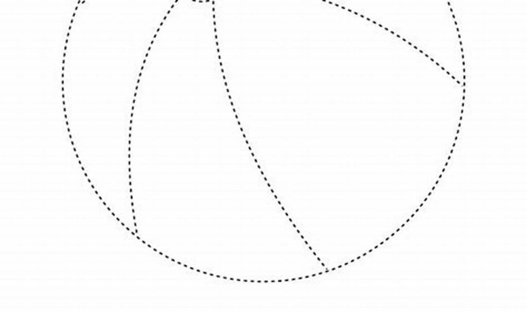 beach vacation tracing for kids summer printable