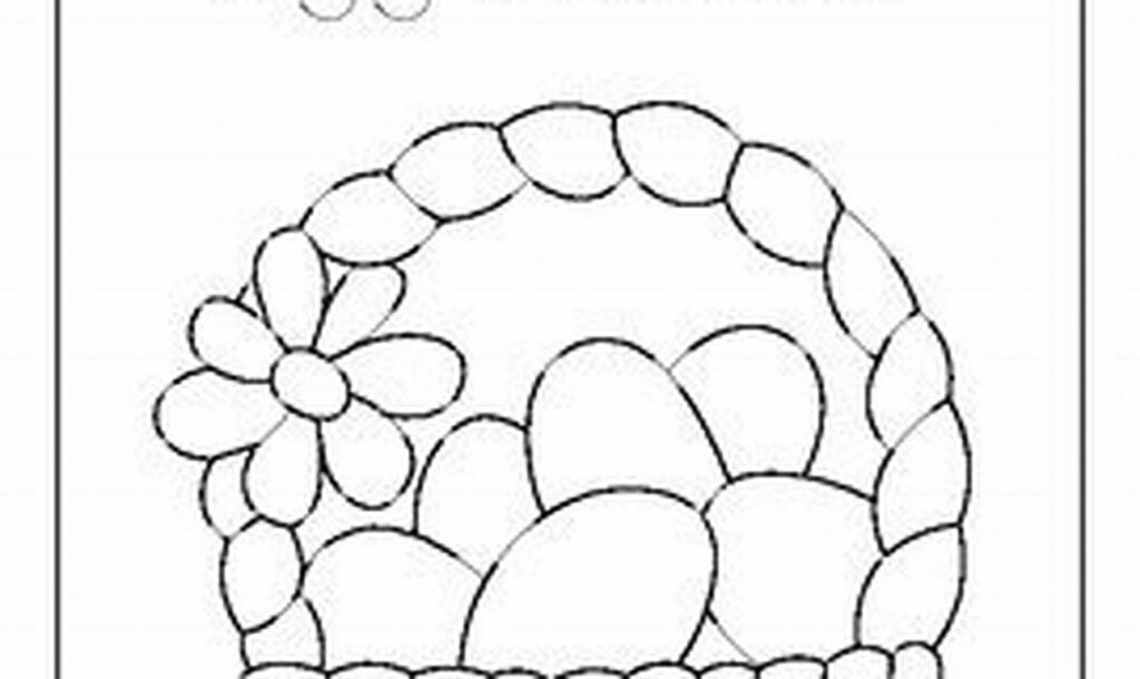 Free Egg Hunt Basket Tracing Printables: Fine Motor Fun!