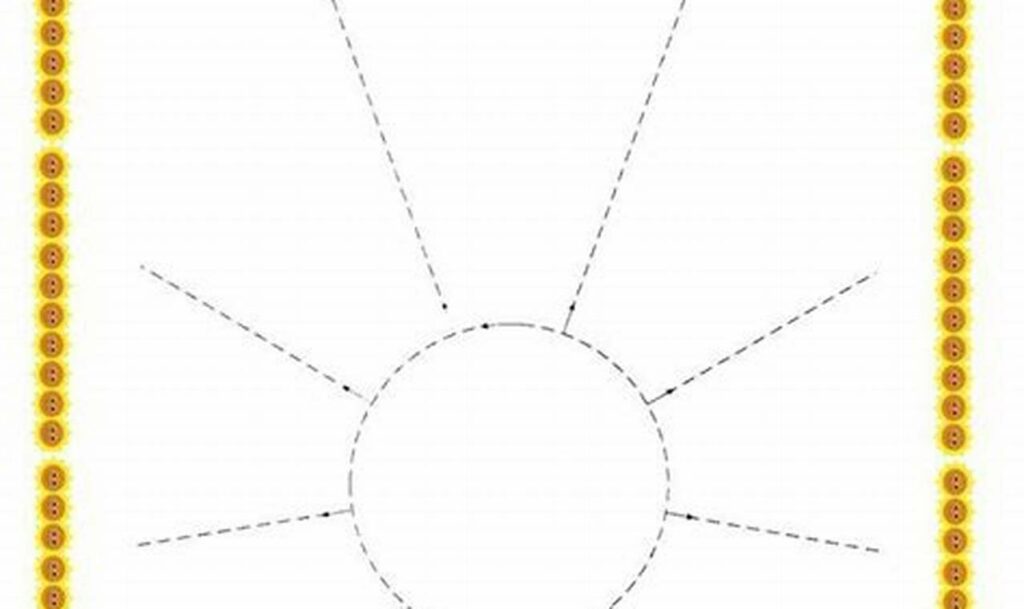 sun ray tracing for young children sunny