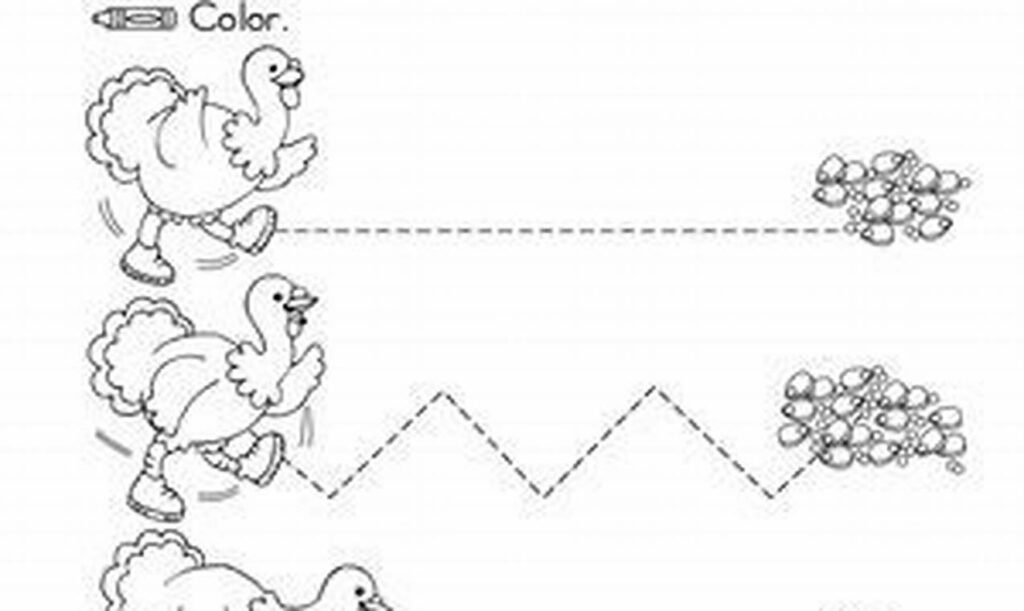 Fun Turkey Leg Tracing for Kids - Printable Activity