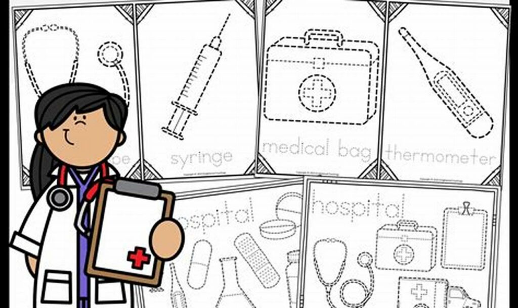 Fun Doctor Tools Tracing: Fine Motor Skills for Kids!