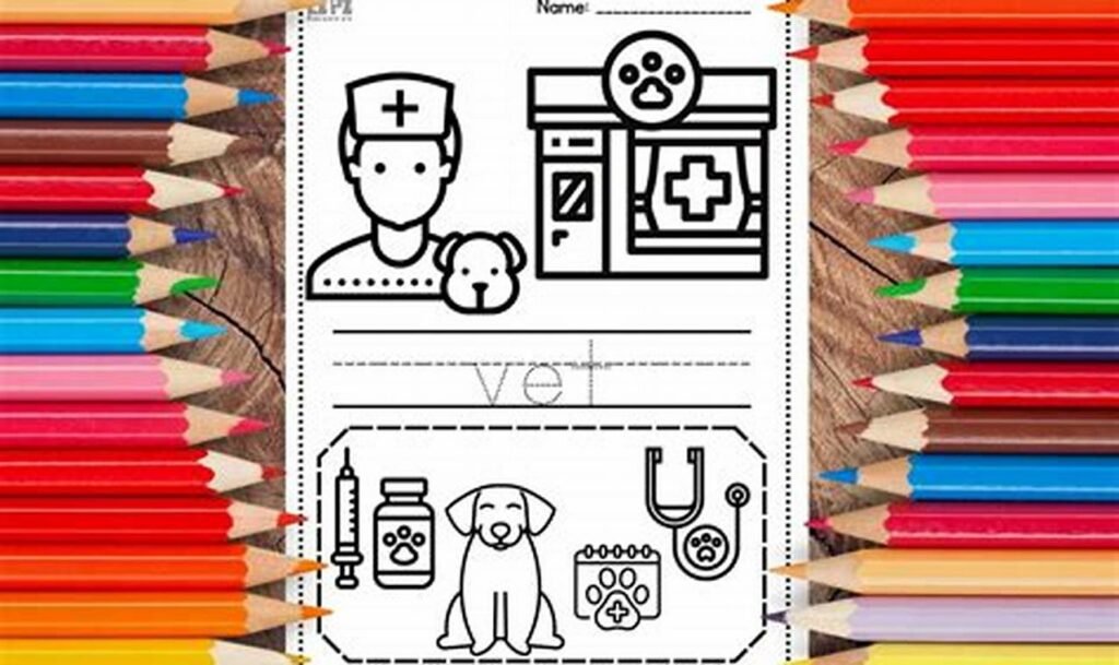 Free Vet Tools Tracing Pages for Kids: Fun & Learning!