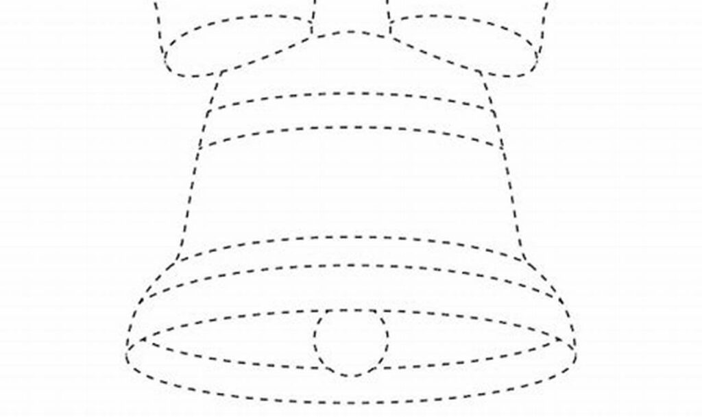 Fun Bell Bow Tracing for Kids: Free Printables!
