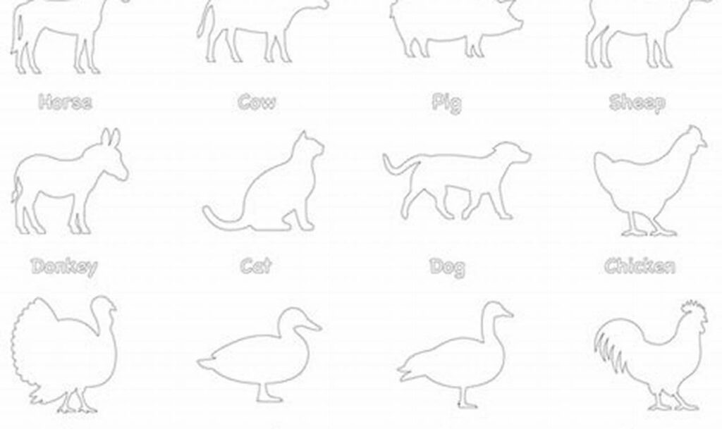Free Farm Animal Tracing for Toddlers: Printable Fun!