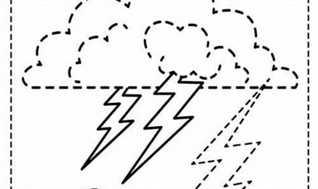 weather tracing for toddlers sunny day fine motor