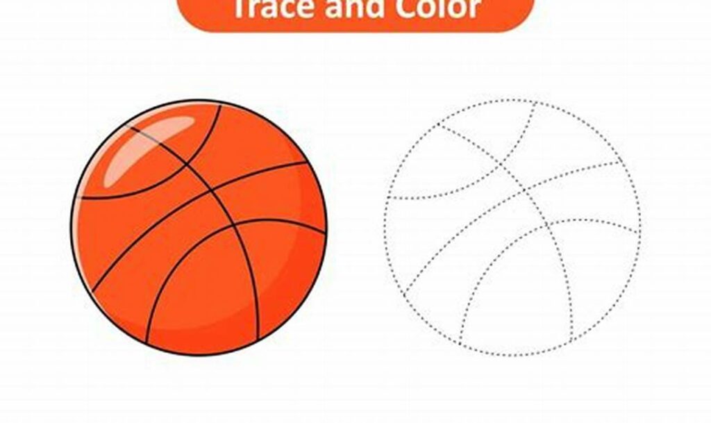 Free Basketball Net Tracing for Kids: Fun & Easy Shapes!