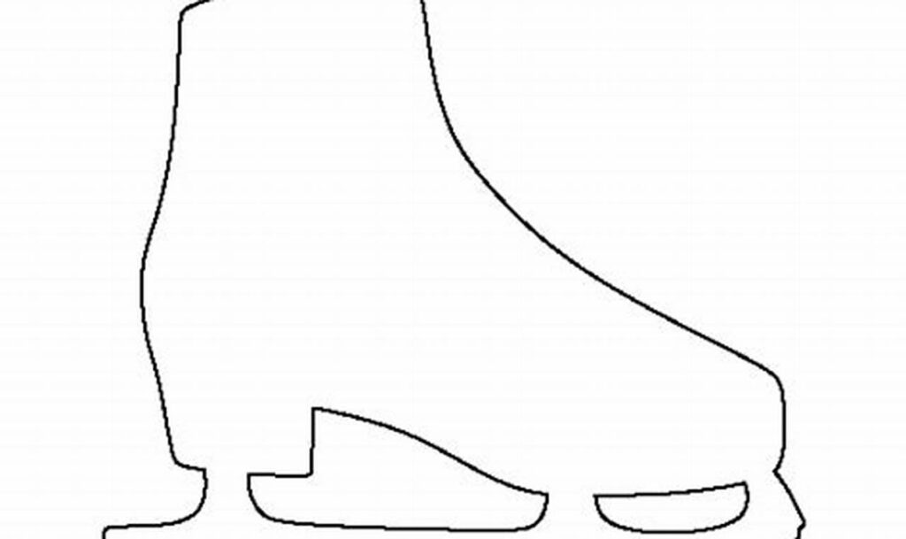 Trace & Skate! Ice Skate Laces Outlines for Young Learners