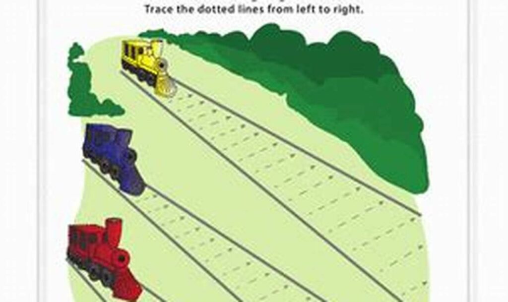 Easy Diagonal Line Tracing: Fine Motor Fun!