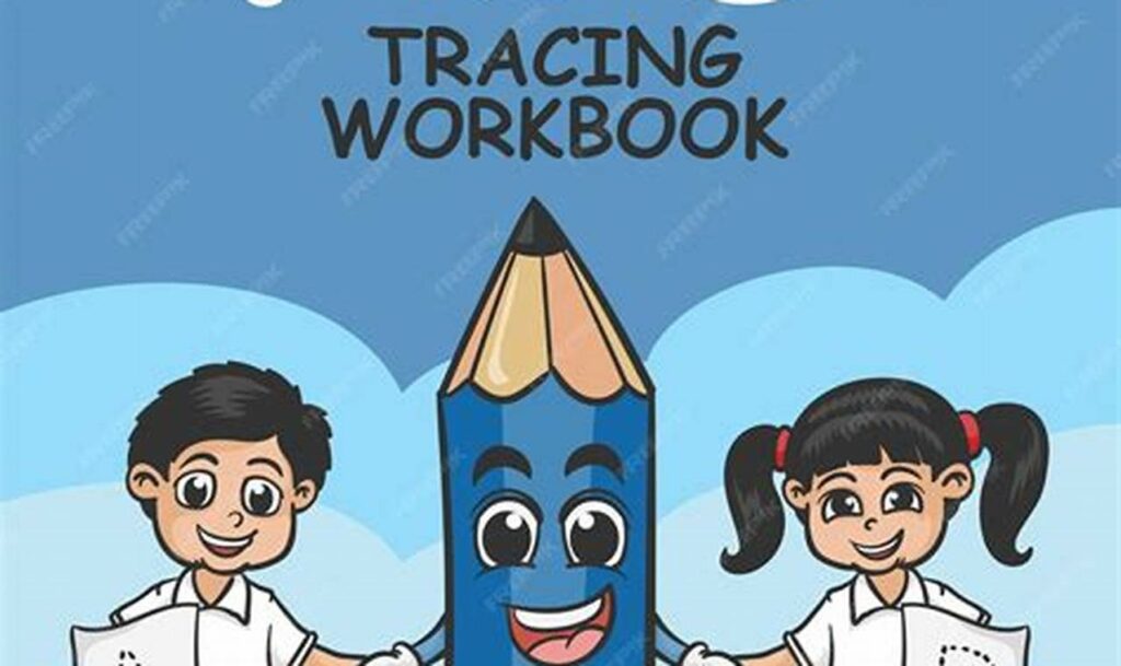 book cover tracing for toddlers reading