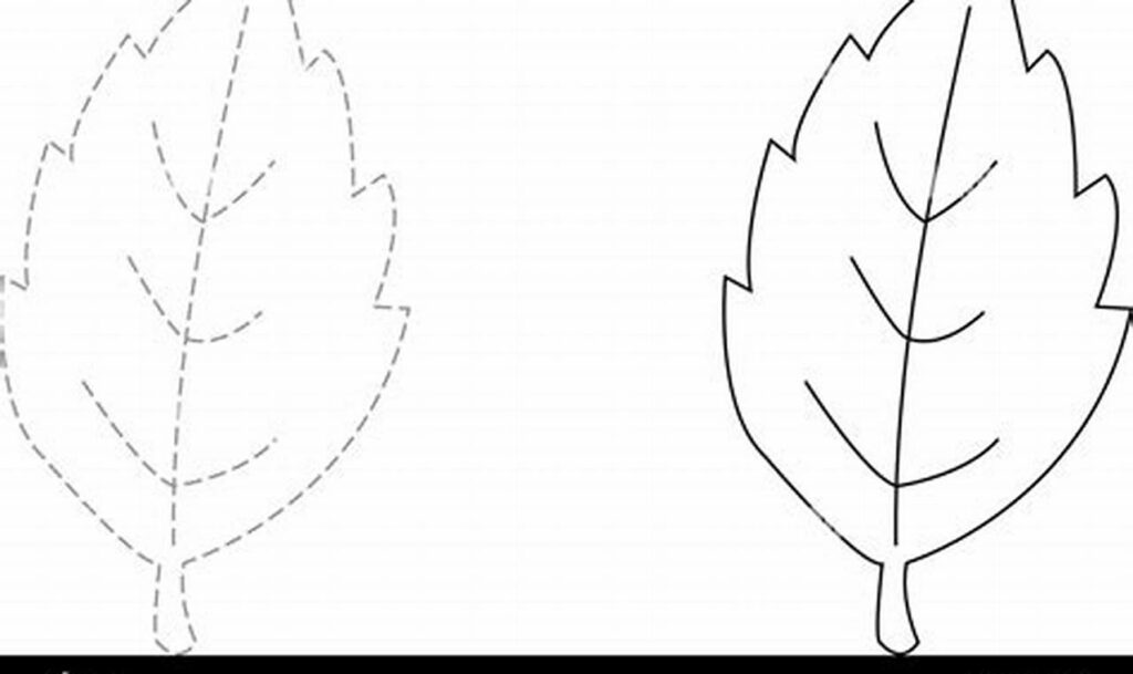 Fun Fall: Leaf Pile Tracing for Young Kids Activity