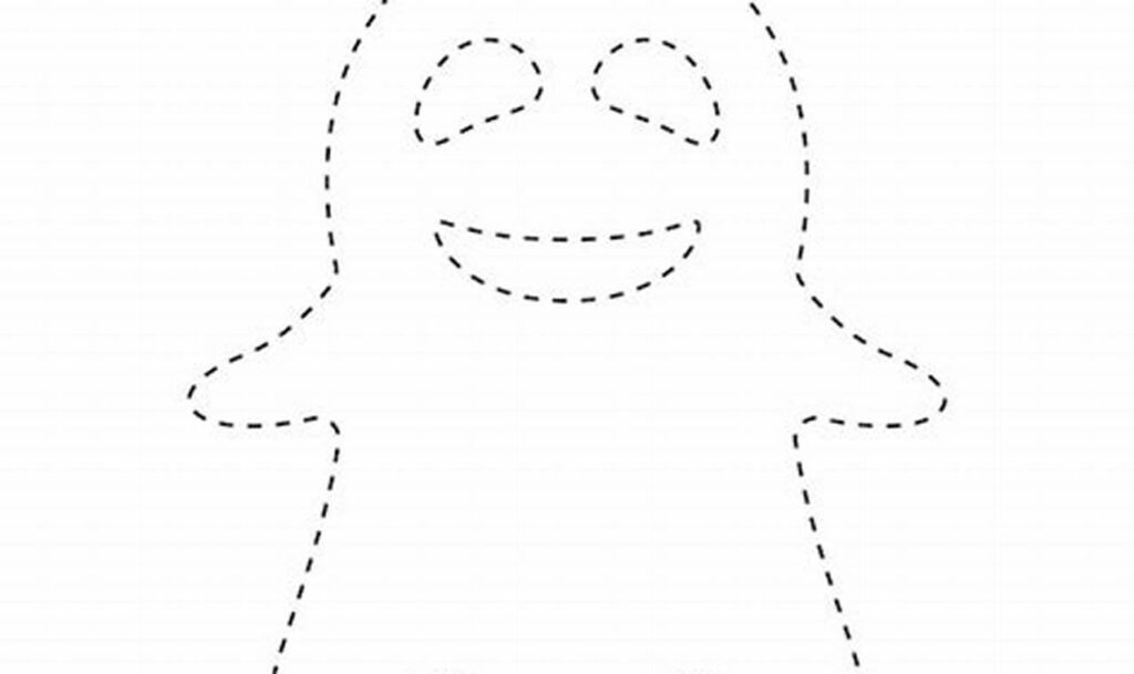 Spooky Fun: Ghostly Tracing for Kindergarteners!