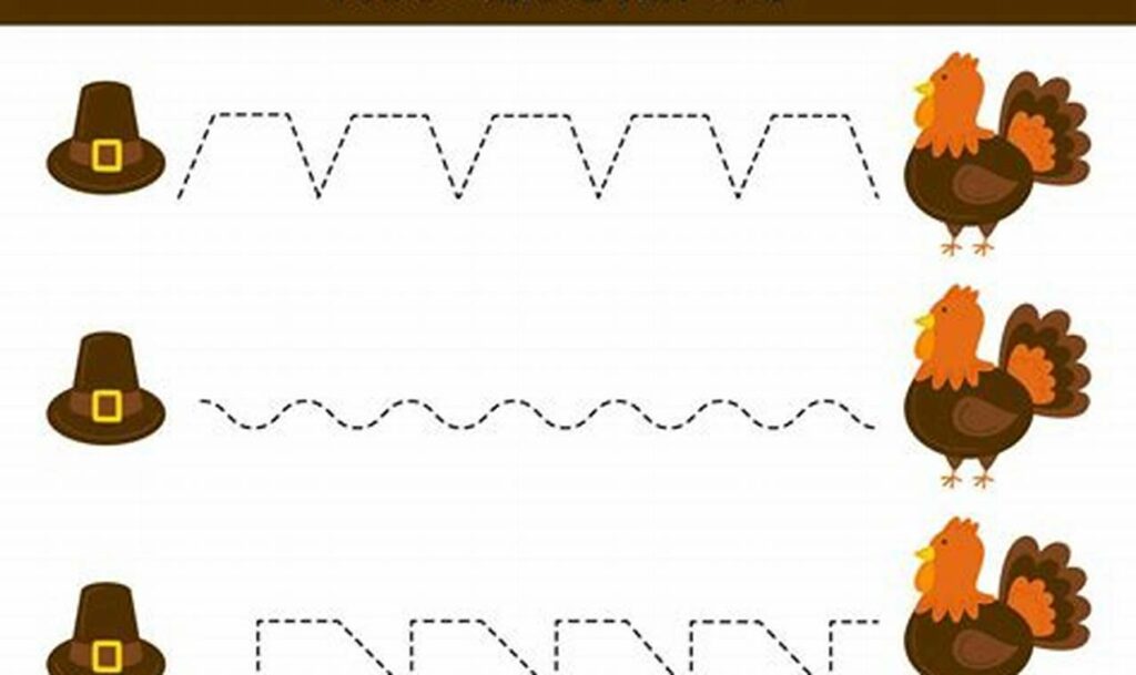 Easy Turkey Hand Tracing for Kids Thanksgiving Fun!