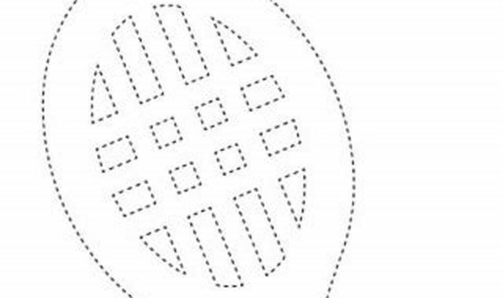 tennis racket string tracing for kids sports