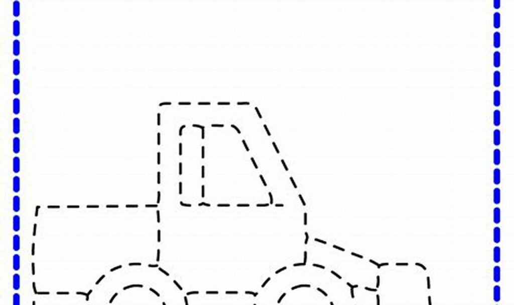 Free Construction Vehicle Tracing: Kids Kindergarten Fun!