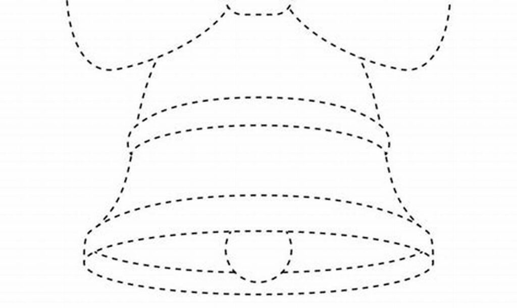 Musical Bells: Shape Tracing Fun for Kindergarteners!