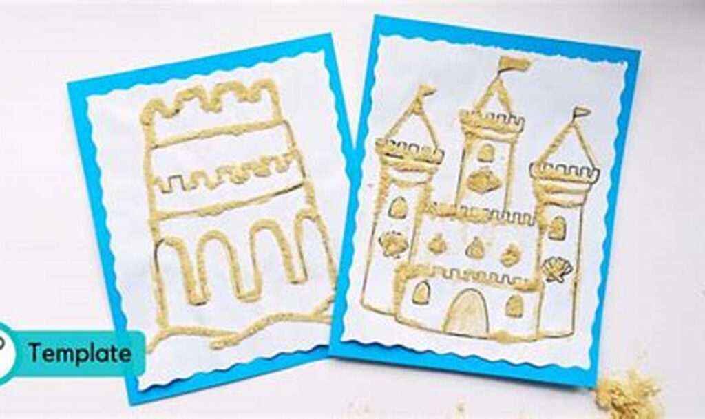 Fun Sandcastle Window Tracing for Young Learners!