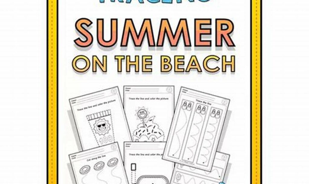 Get Ready! Beach Vacation Tracing: Kids Summer Fun Now!