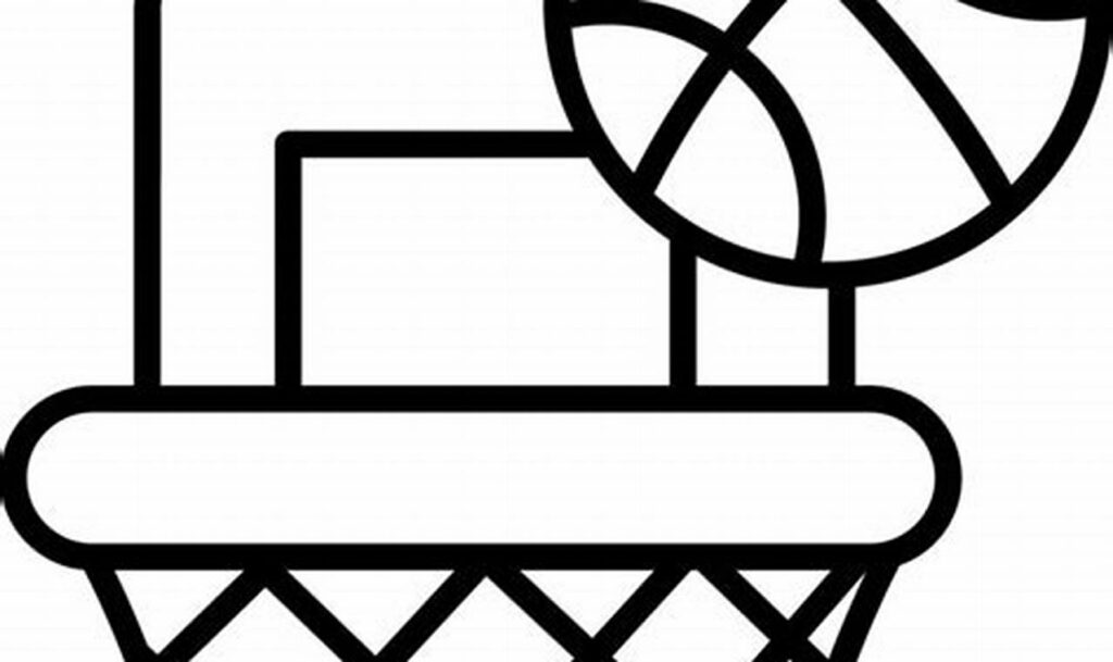 Trace & Learn: Basketball Net Outline Tracing for Kids!