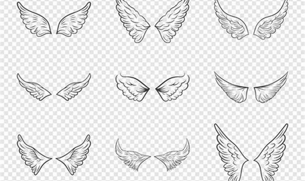 Fun Cupid's Wings Outline Tracing for Kids - Valentine's!