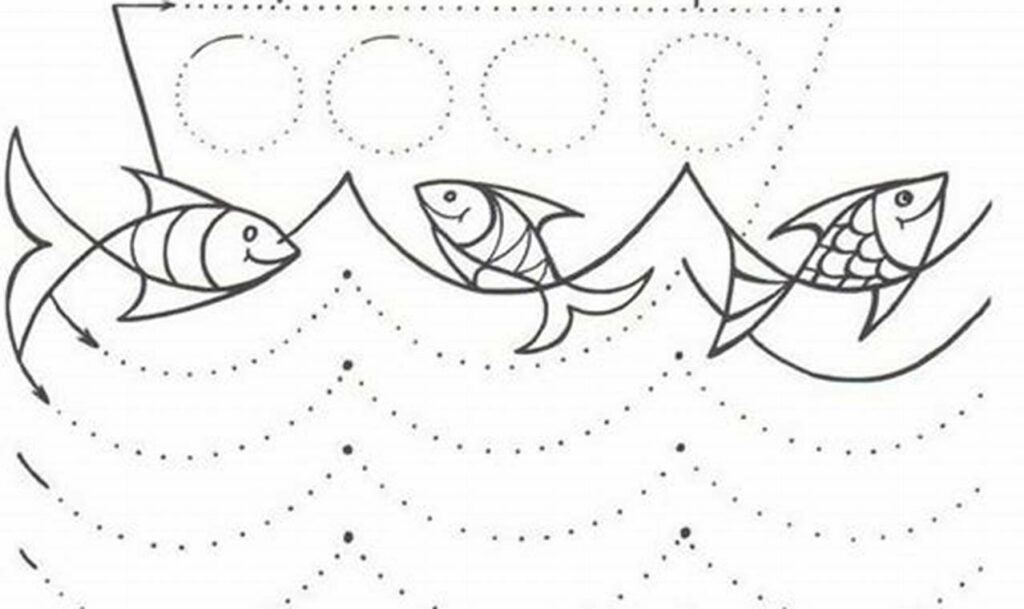 boat tracing sheets for kindergarteners fun