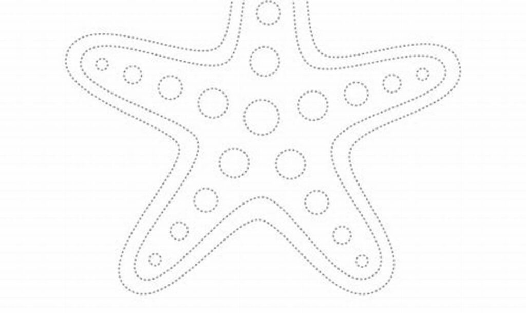 Fun Starfish Outline Tracing for Toddlers + More!