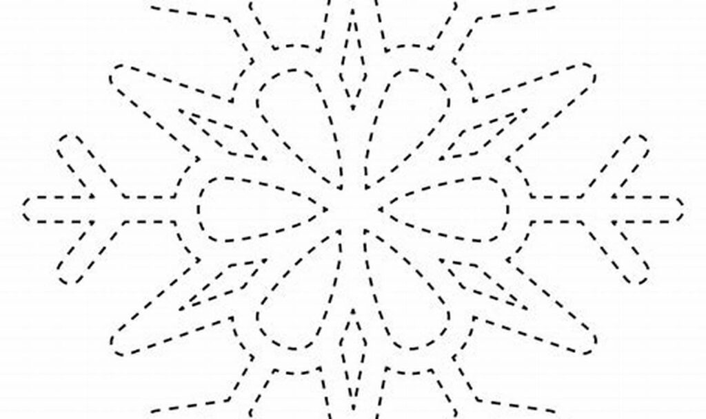 Fun With Snowflakes: Swirl Tracing for Young Children!