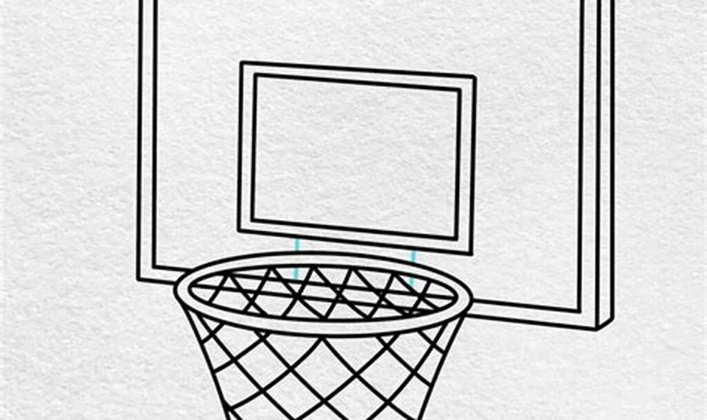 basketball net tracing for kids sports