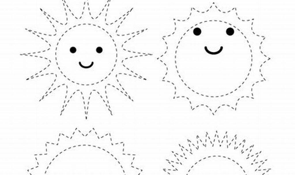 Fun Summer: Sun Tracing for Toddlers Activity!