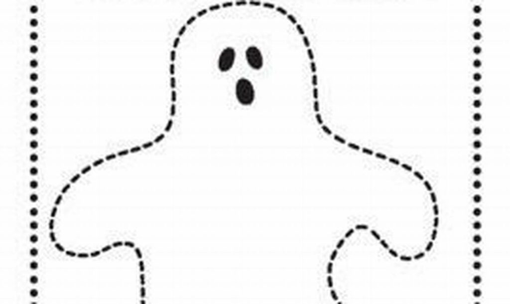 Spooky Fun: Ghost Tracing Printables for Halloween!