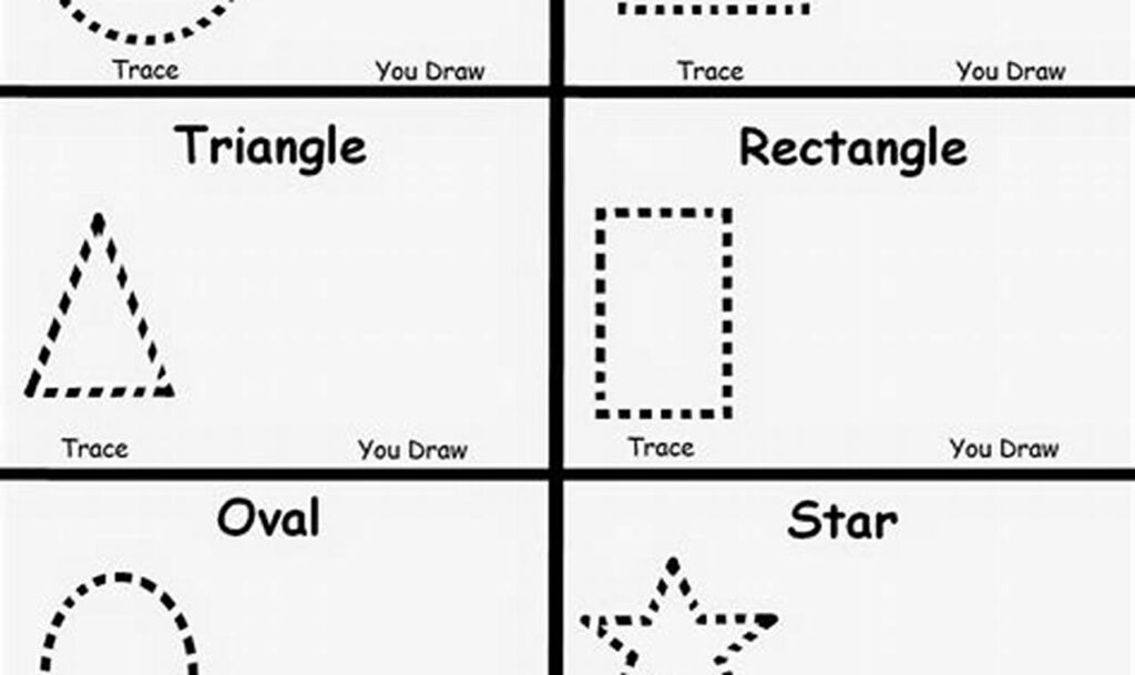 bell shape tracing for kindergarteners