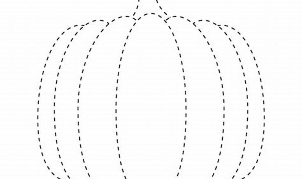 Fun Fall: Pumpkin Stem Tracing for Toddlers (Printable!)
