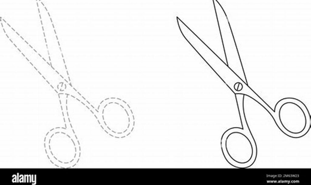 Fine Motor Fun: Scissor Blade Tracing for Kids!