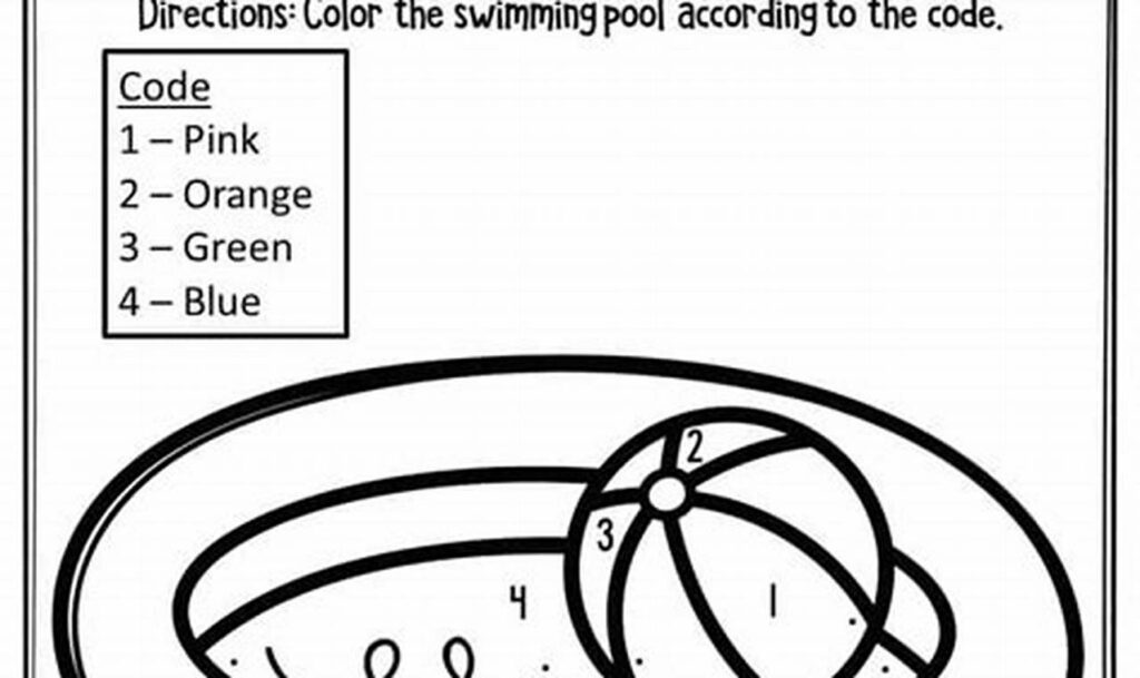 Free Swimming Pool Tracing Pages for Kids: Summer Fun!