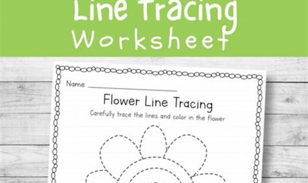 flower tracing printables for spring season