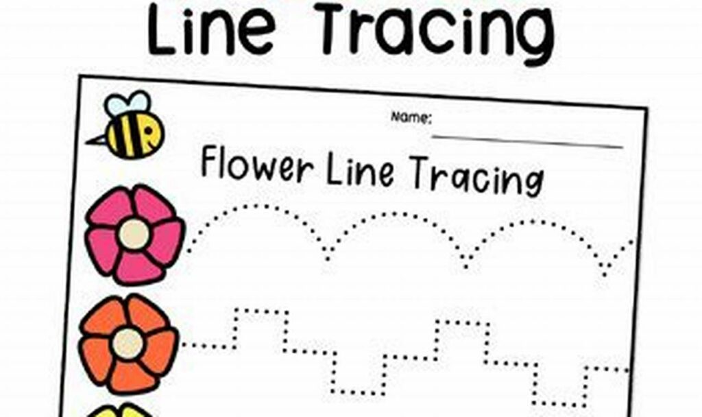 Free Spring Flower Tracing: Fine Motor Printables Fun!