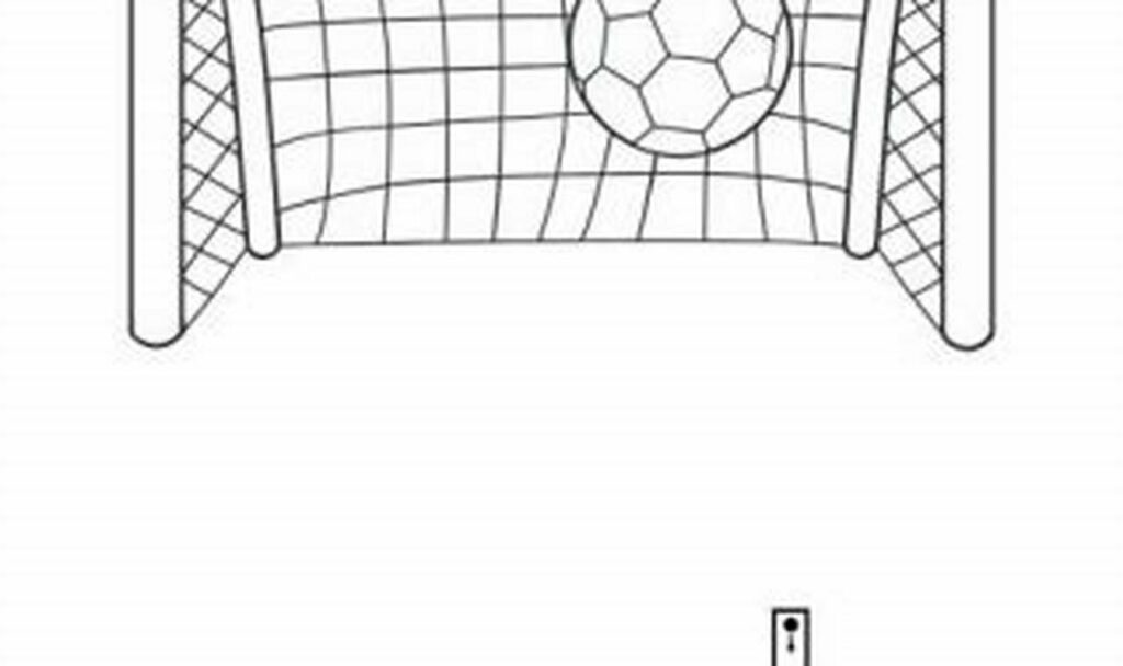 Free Soccer Goal Tracing for Young Learners: Fun Practice!