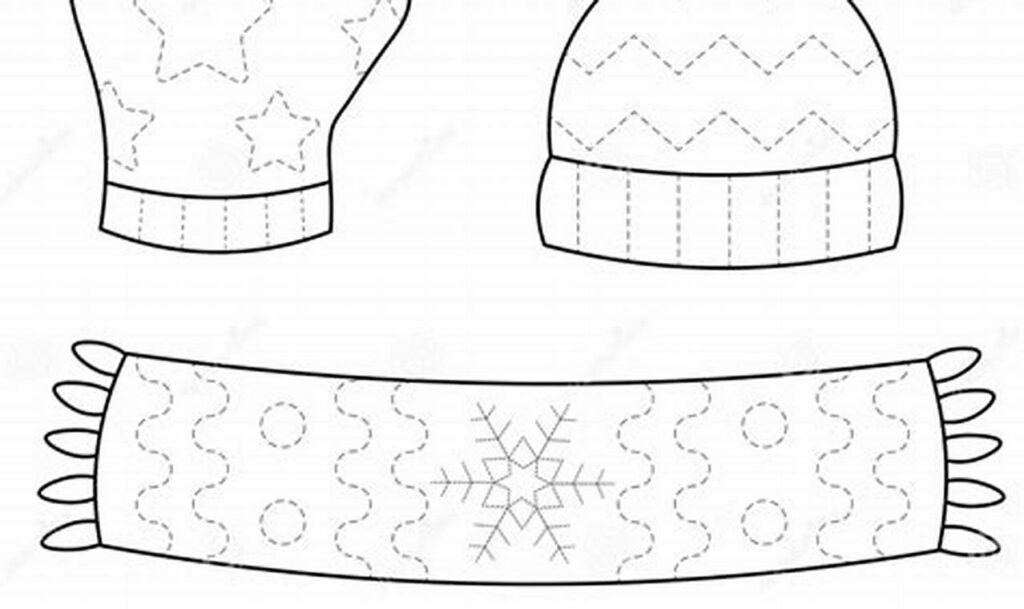 Traceable Mittens: Warm Clothes Fun for Toddlers!