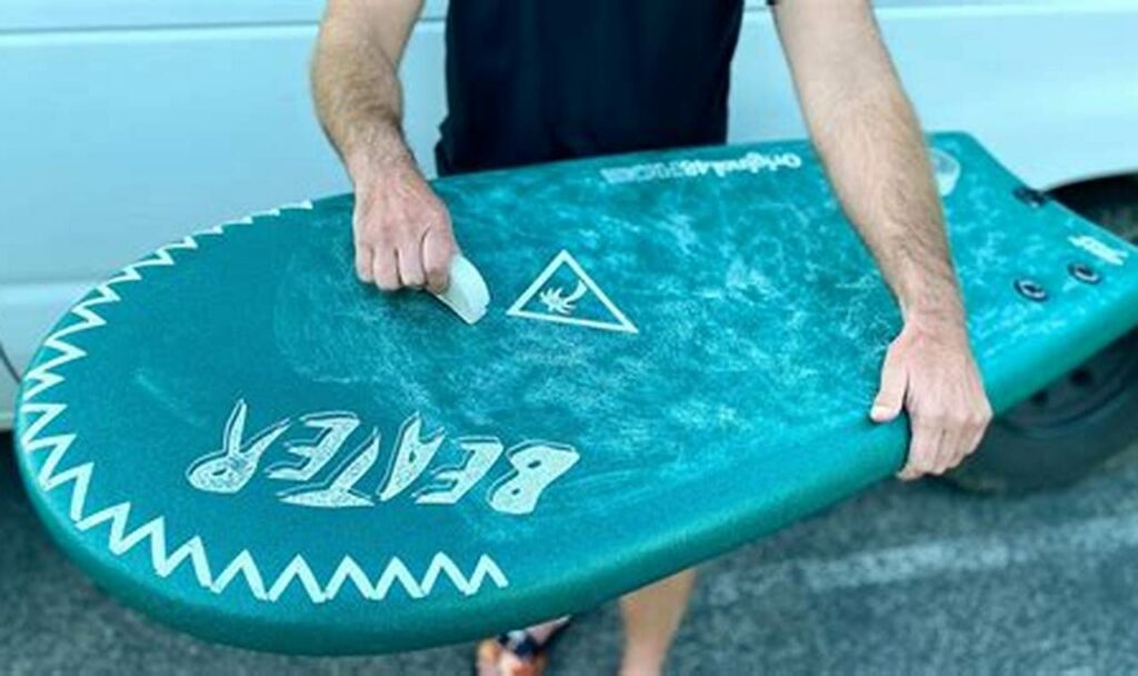 surfboard wax tracing for kids