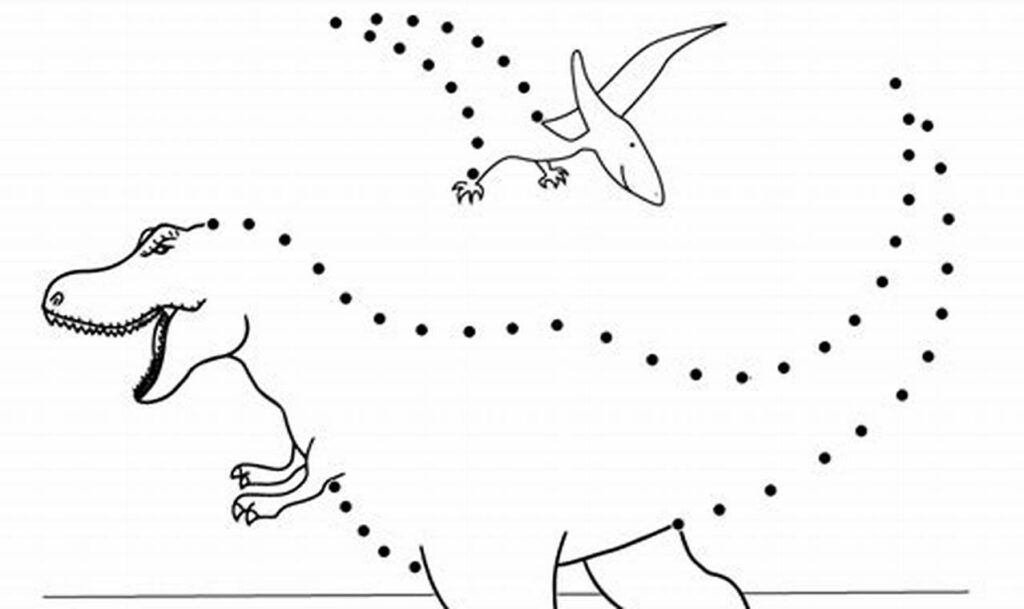 Free Dinosaur Tracing Worksheets Printable for Kids!