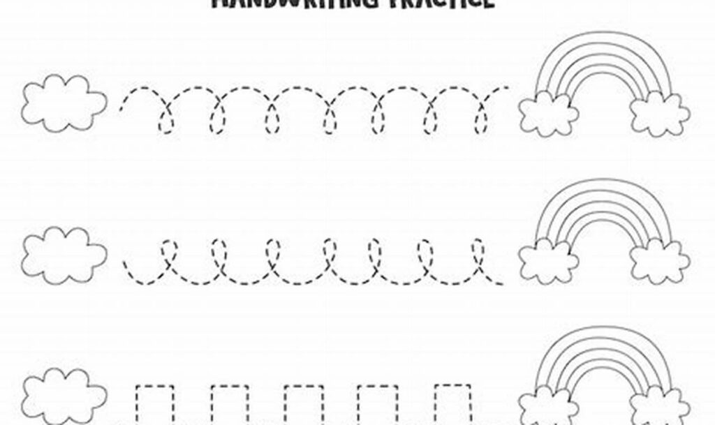 Fun Rainbow Cloud Tracing for Kids + More!