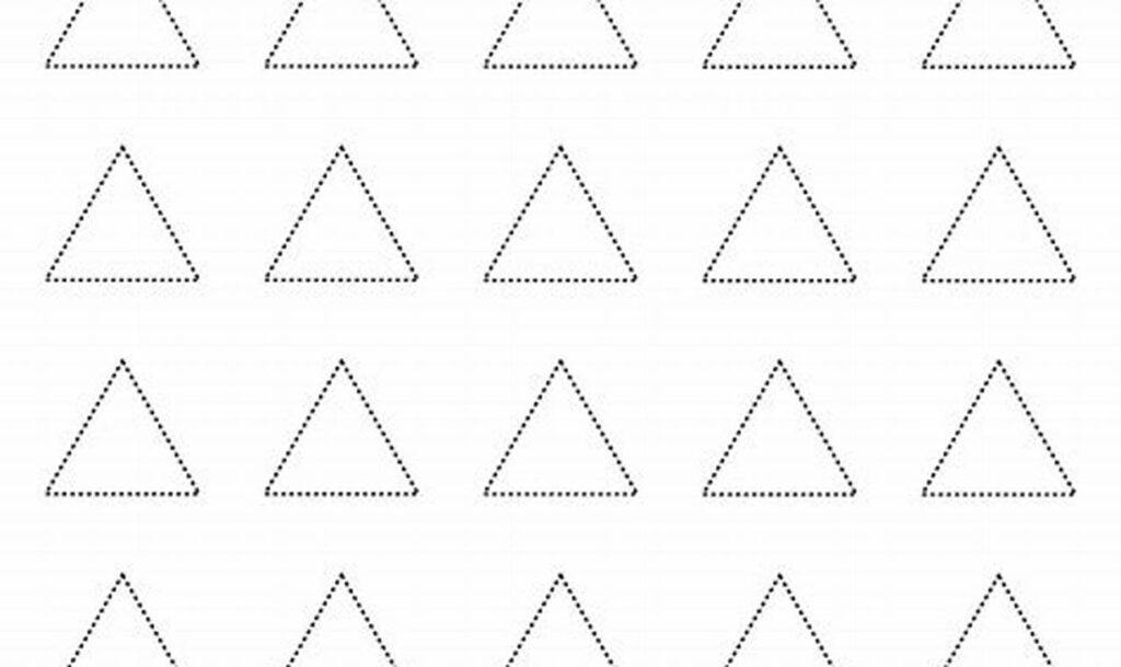 diagonal line tracing for pre-writing skills