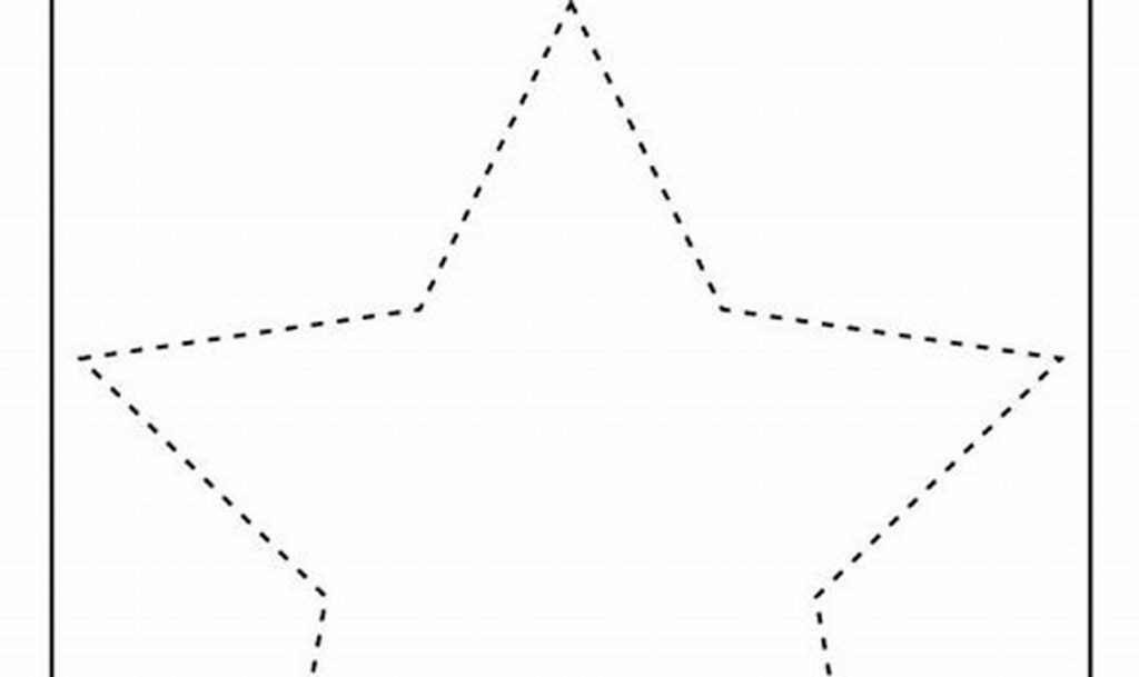 Free Star Shape Tracing Pages for Kids: Fun Learning!