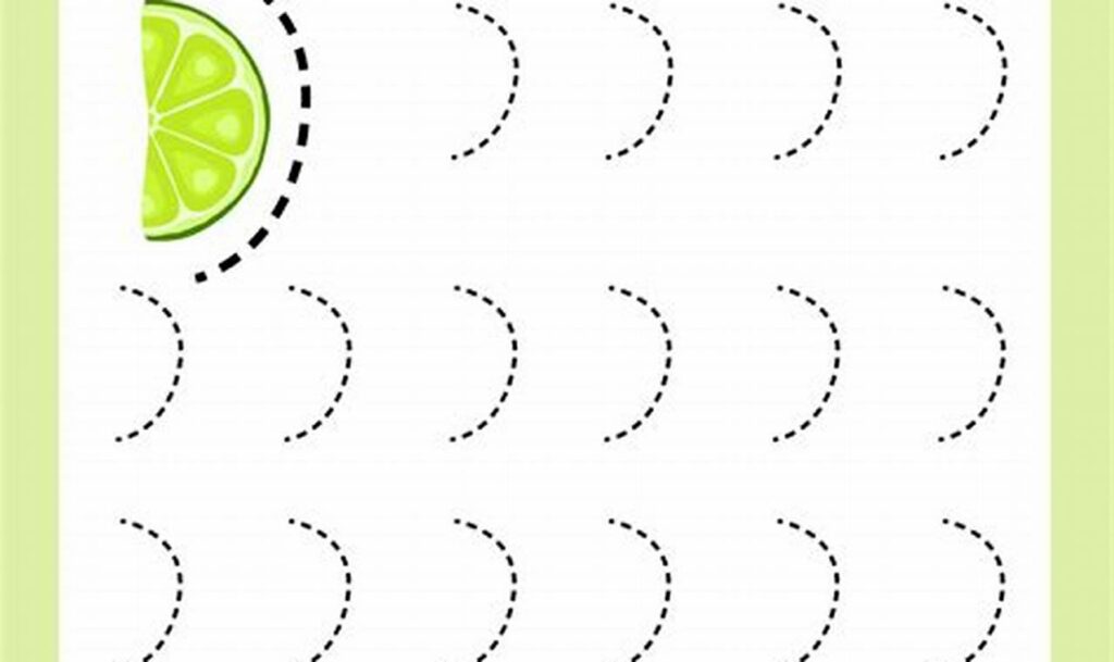 curved line tracing sheets for fine motor skills