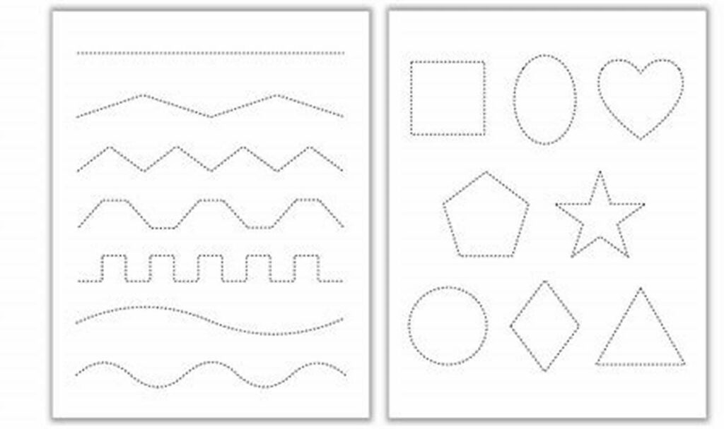 rectangle tracing for 5 year olds printable