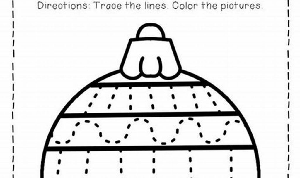 Free Christmas Tracing Worksheets Printable: Holiday Fun!