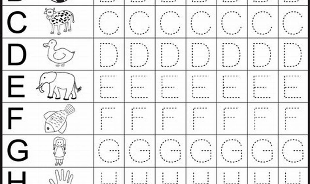 easy alphabet tracing for toddlers