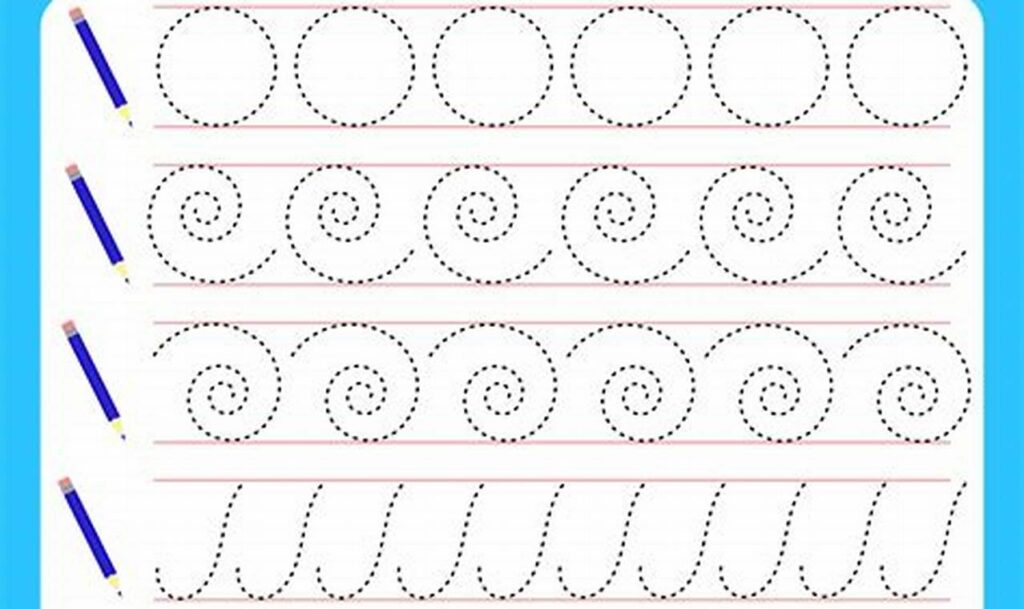 pre-handwriting practice sheets for kids